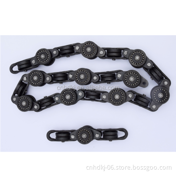 Flexible overhead conveyor double hanger conveyor shot blasting machine